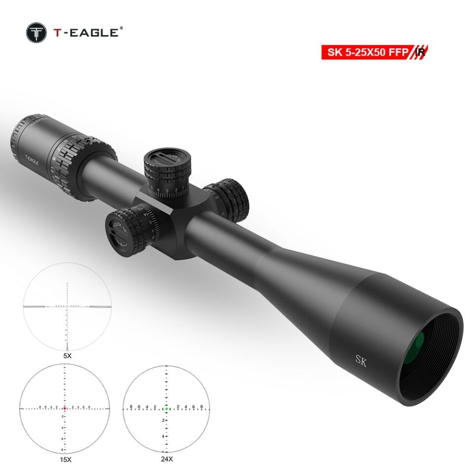 AMG 5-25x50 FFP Birinci Fokal Düzlem Hassas Atış Dürbünü
