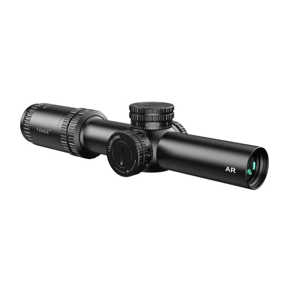 T-Eagle AR 1-6x24 IR Işıklı LPVO Taktik Tüfek Dürbünü