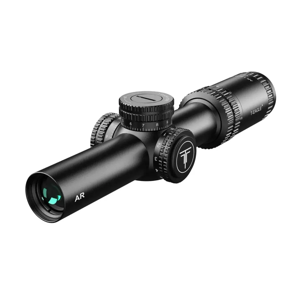 T-Eagle AR 1-6x24 IR Işıklı LPVO Taktik Tüfek Dürbünü