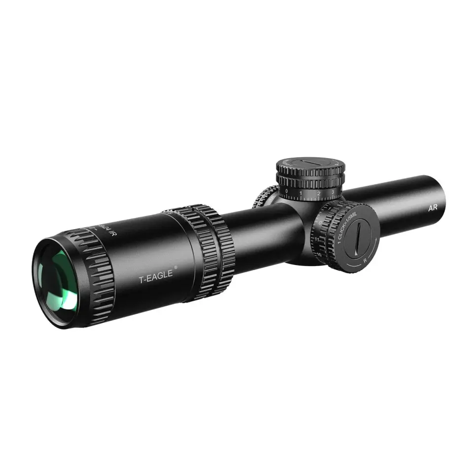 T-Eagle AR 1-6x24 IR Işıklı LPVO Taktik Tüfek Dürbünü