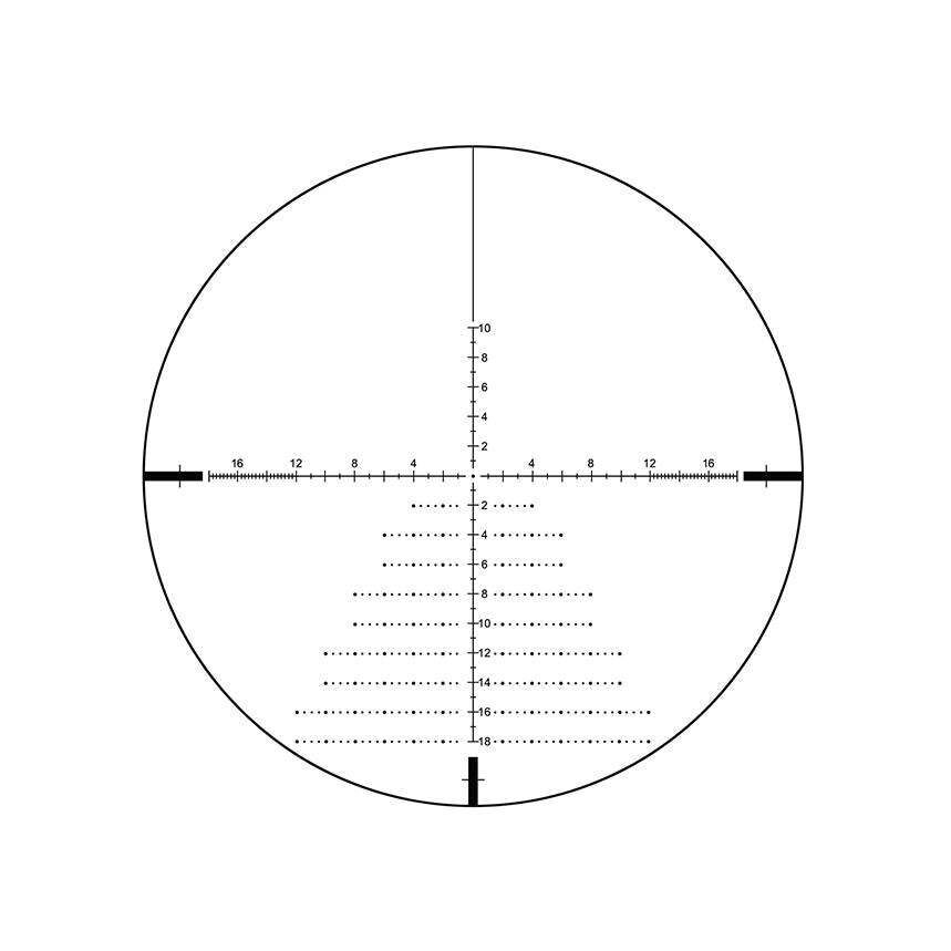 T-Eagle AR 1-6x24 IR Işıklı LPVO Taktik Tüfek Dürbünü