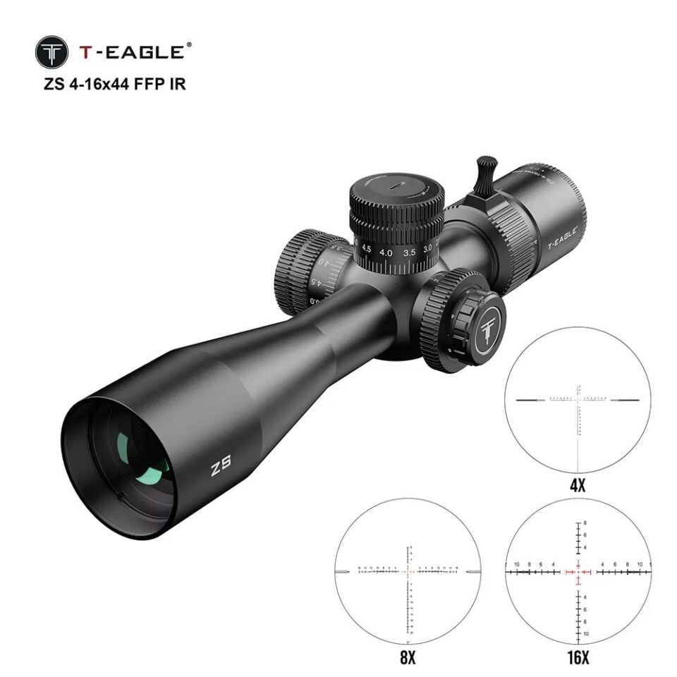 T-Eagle ZS 4-16x44 FFP IR Aydınlatmalı Taktik Dürbün