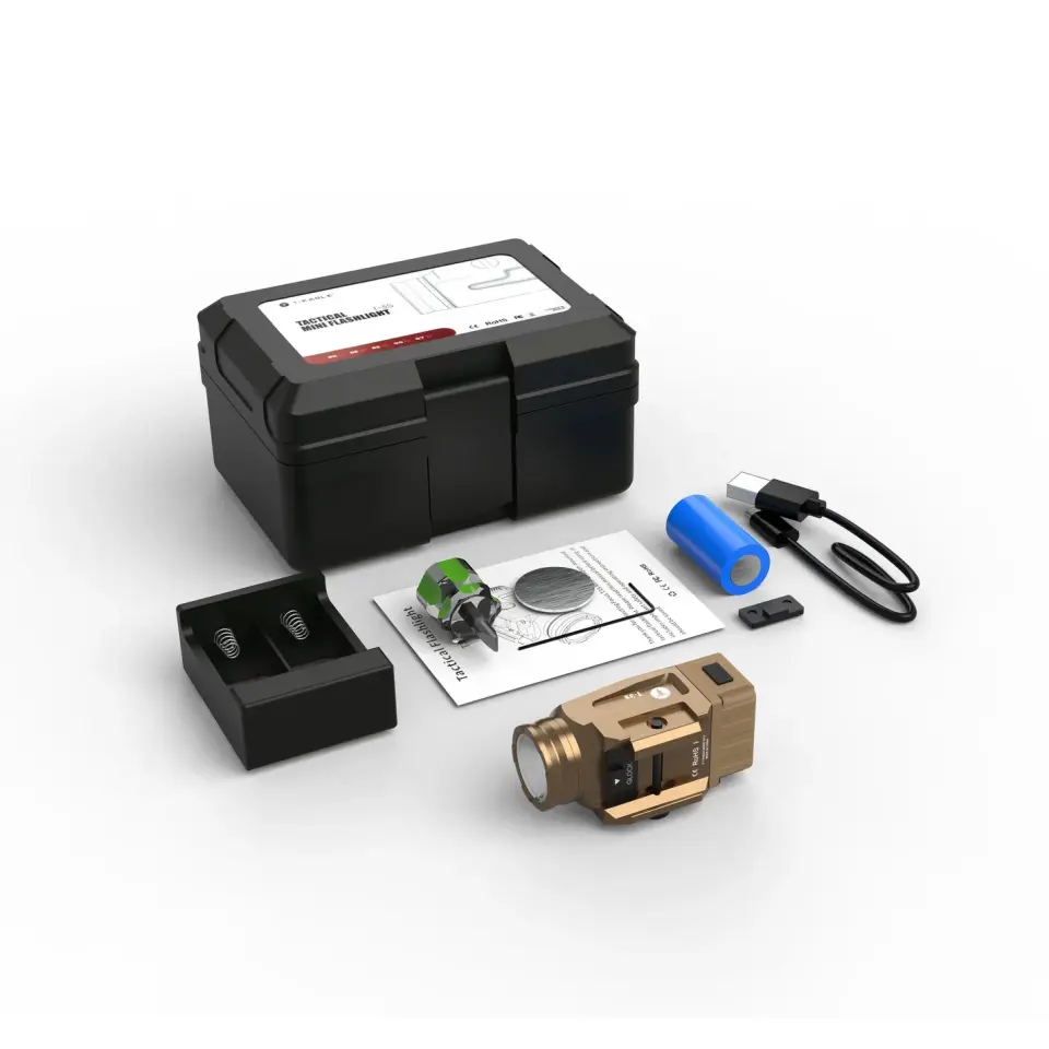 T-Eagle T3-S Taktik Fener – 600 Lümen Şarj Edilebilir LED Fener