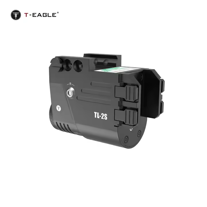 T-Eagle TL-2S Kompakt Çift Lazerli (Kırmızı/Yeşil) Taktik Fener Modülü