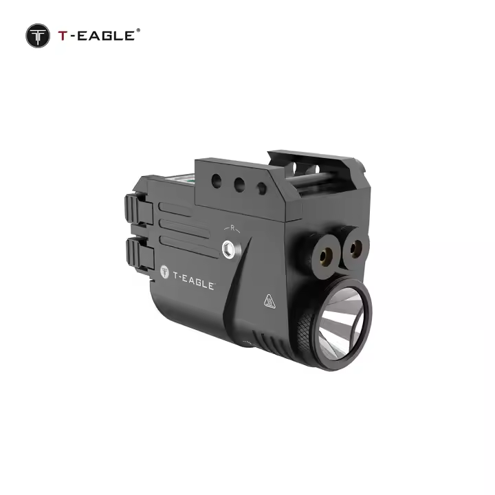 T-Eagle TL-2S Kompakt Çift Lazerli (Kırmızı/Yeşil) Taktik Fener Modülü