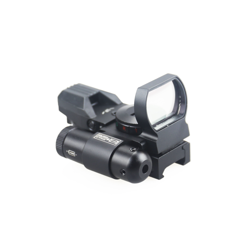 HD101B Taktik Açık Red Dot ve Kırmızı Lazer Kombinasyonu