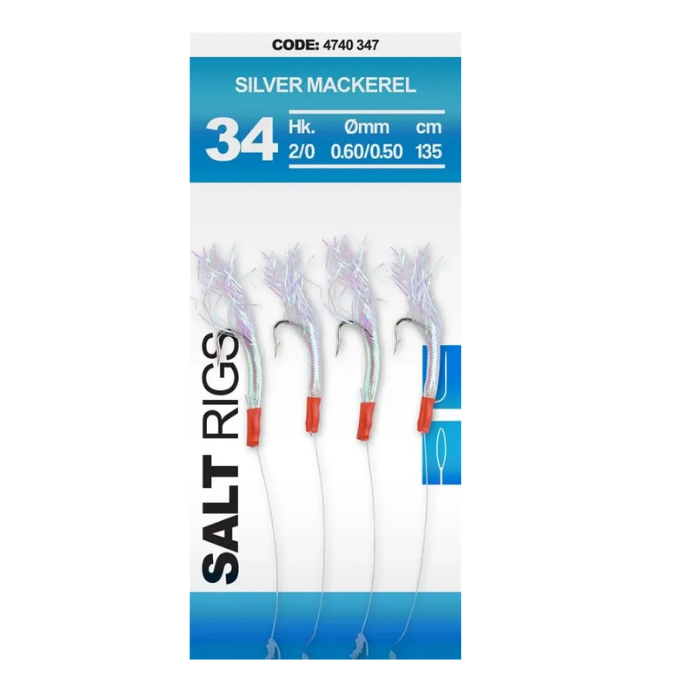 SPRO 34 Salt Rig Gümüş Mackerel #2/0