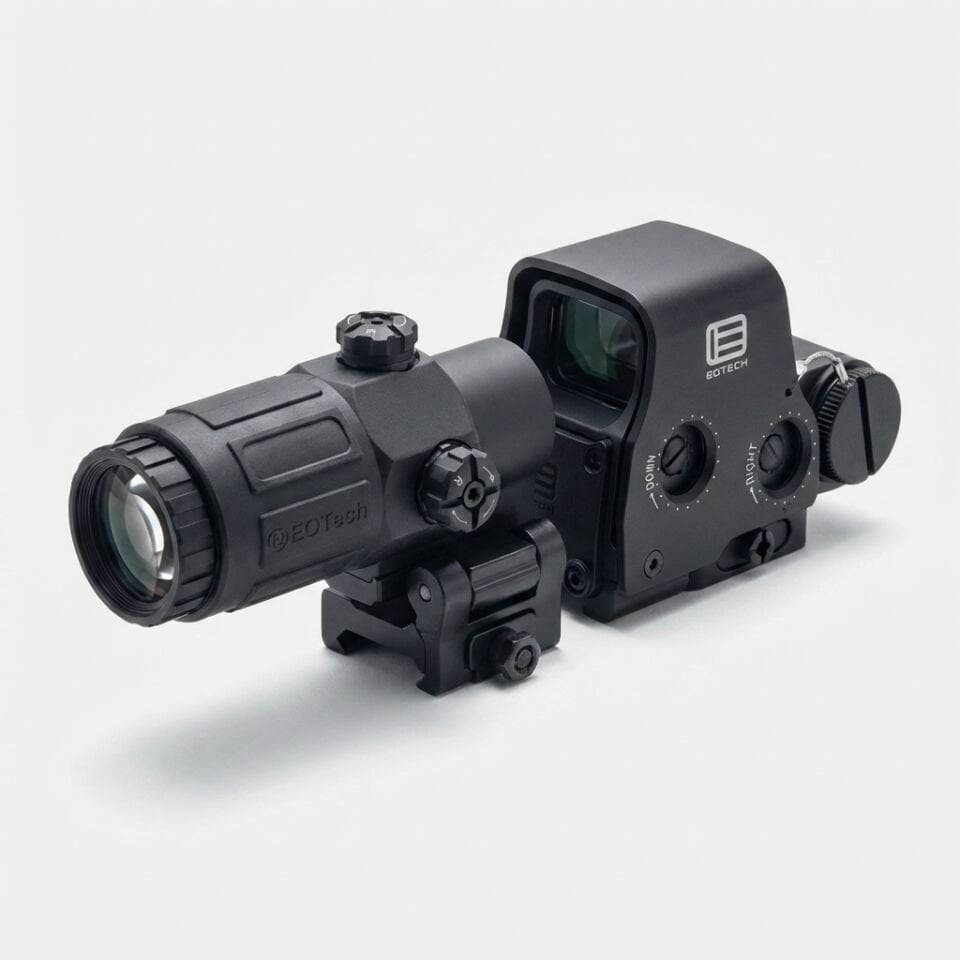 558 Serisi Taktik Red Dot ve G33 (3x Büyüteç) Katlanabilir Combo Set