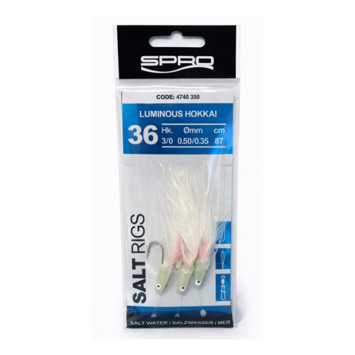 SPRO 34 Salt Rig Luminious Hokkai #2/0
