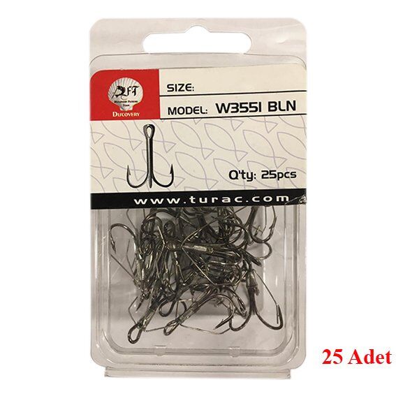 T. DFT 3551 3lü Olta İğnesi No:02 1/25