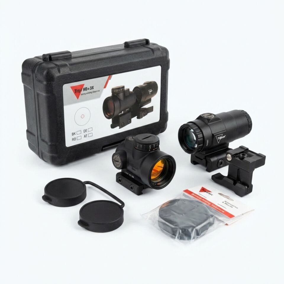 MRO HD Red Dot ve 3x Büyüteç (Magnifier) Taktik Combo Set