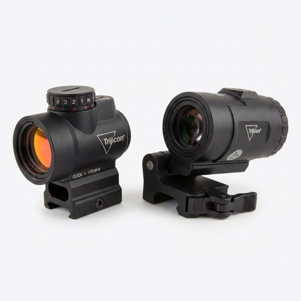 MRO HD Red Dot ve 3x Büyüteç (Magnifier) Taktik Combo Set