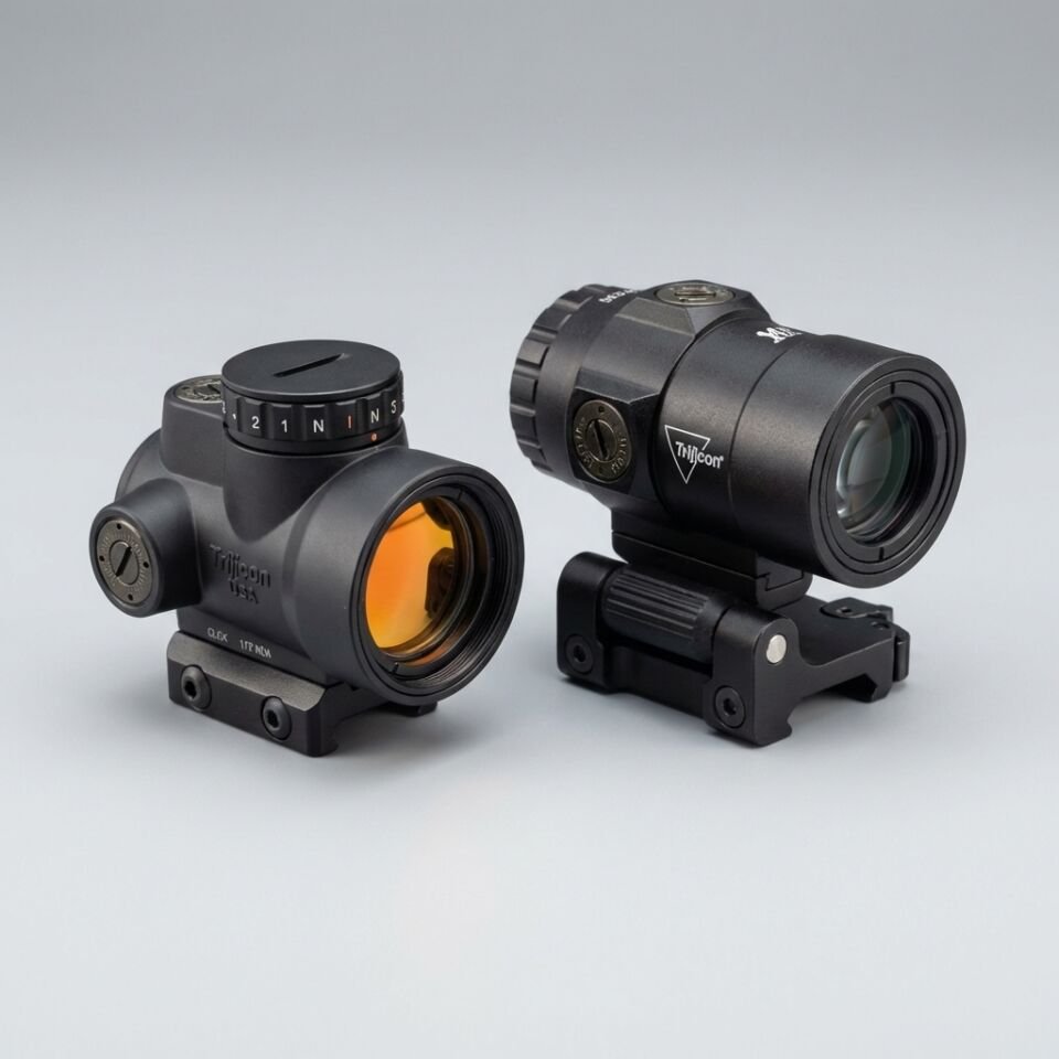 MRO HD Red Dot ve 3x Büyüteç (Magnifier) Taktik Combo Set