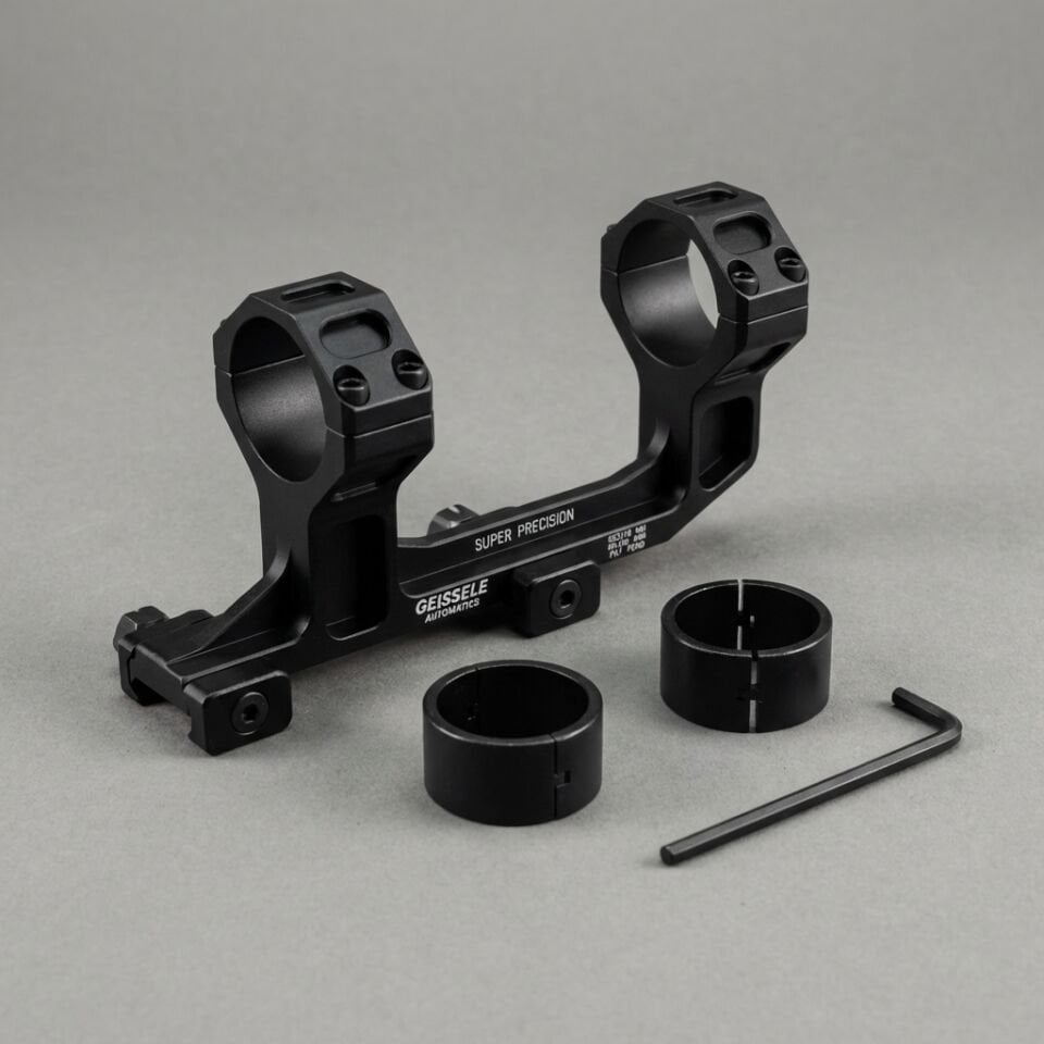 Geissele Tarzı AR-15 Super Precision Dürbün Montaj Ayağı (Black)