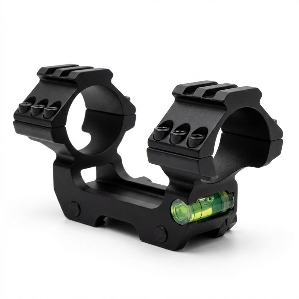 Y038 Taktik Tek Parça Dürbün Montaj Ayağı (Black)