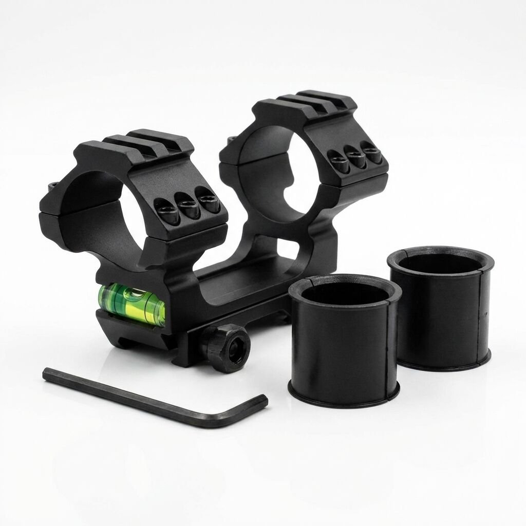 Y038 Taktik Tek Parça Dürbün Montaj Ayağı (Black)