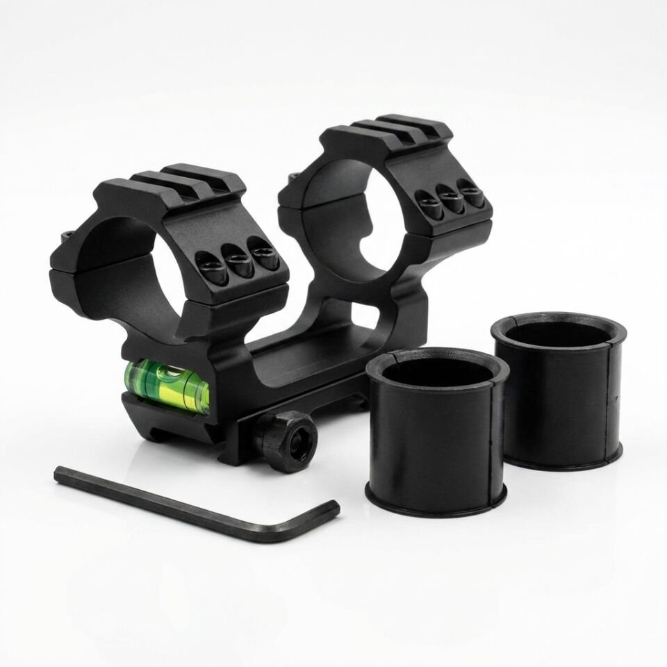 Y038 Taktik Tek Parça Dürbün Montaj Ayağı (Black)