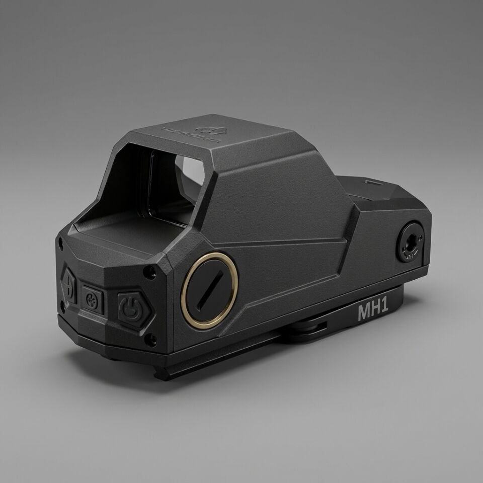 MH1-BK Geniş Panoramik Taktik Red Dot Nişangah (Siyah)