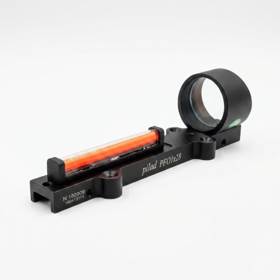 Taktik Red Fiber Optik Açık Reflex Nişangah (Pil Gerektirmez)