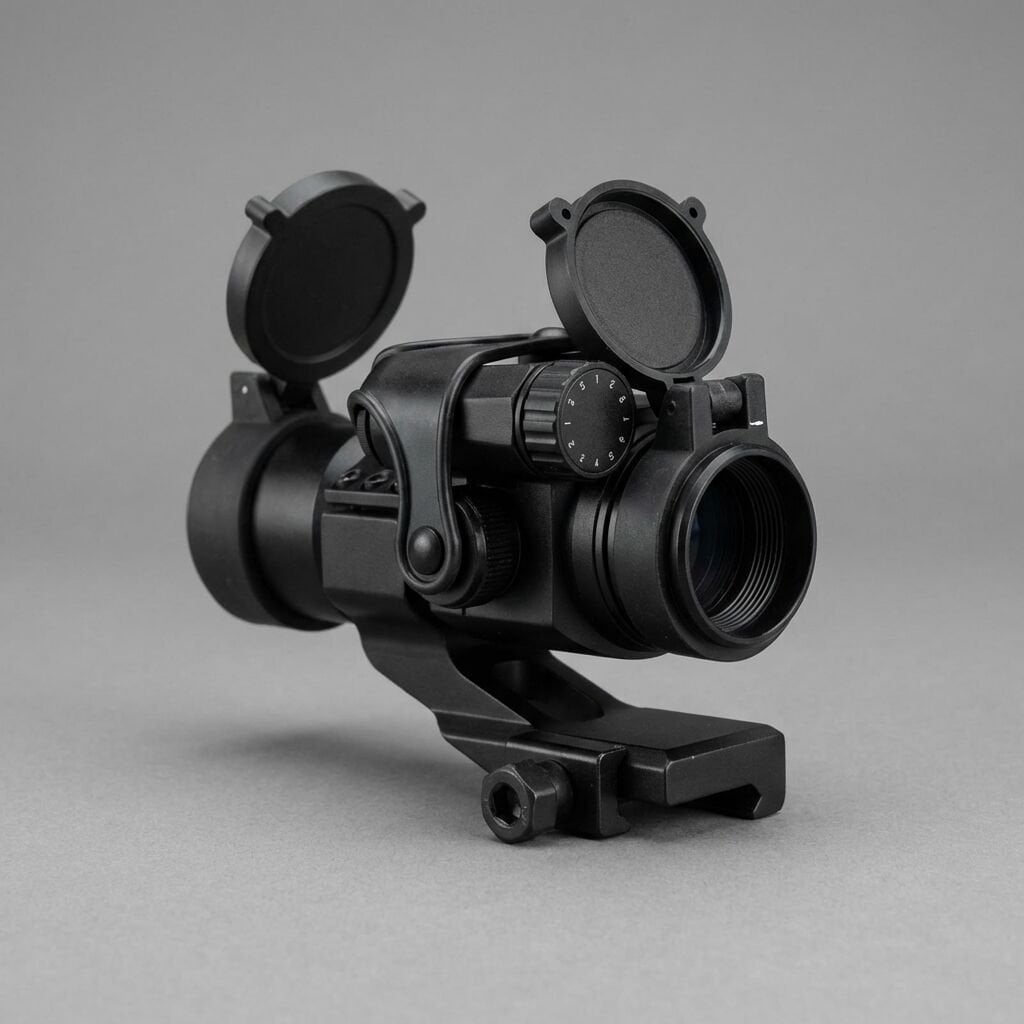 M2XB CompM2 Stili Taktik Tüp Red Dot Nişangah Seti (Siyah)