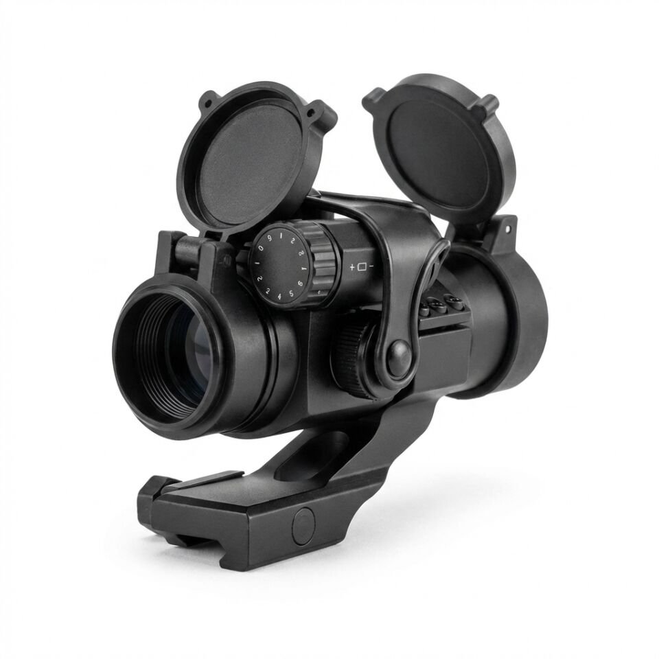 M2XB CompM2 Stili Taktik Tüp Red Dot Nişangah Seti (Siyah)