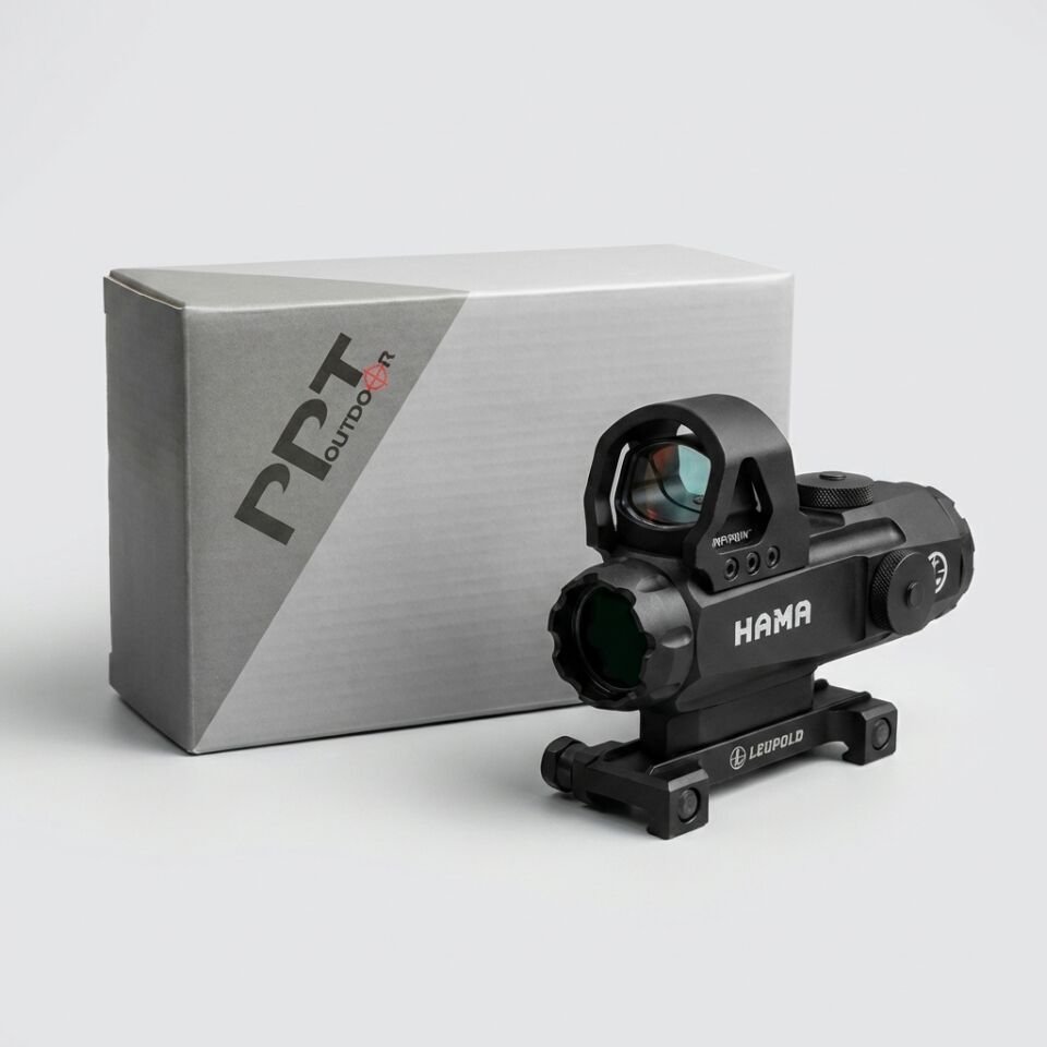 HAMR 4x24 Taktik Dürbün + Micro Red Dot Combo Set (Siyah)