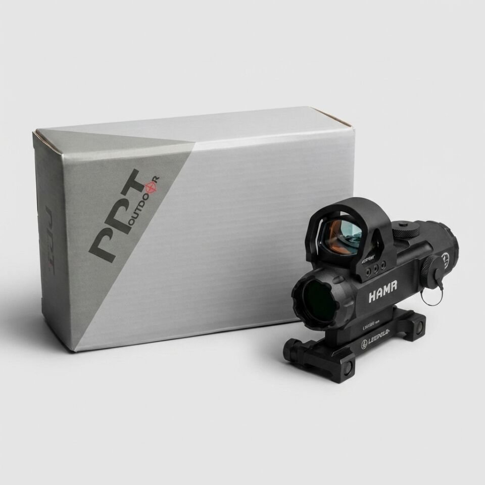 HAMR 4x24 Taktik Dürbün + Micro Red Dot Combo Set (Siyah)