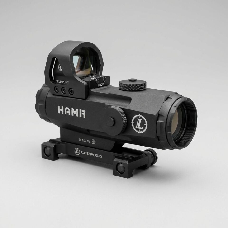 HAMR 4x24 Taktik Dürbün + Micro Red Dot Combo Set (Siyah)