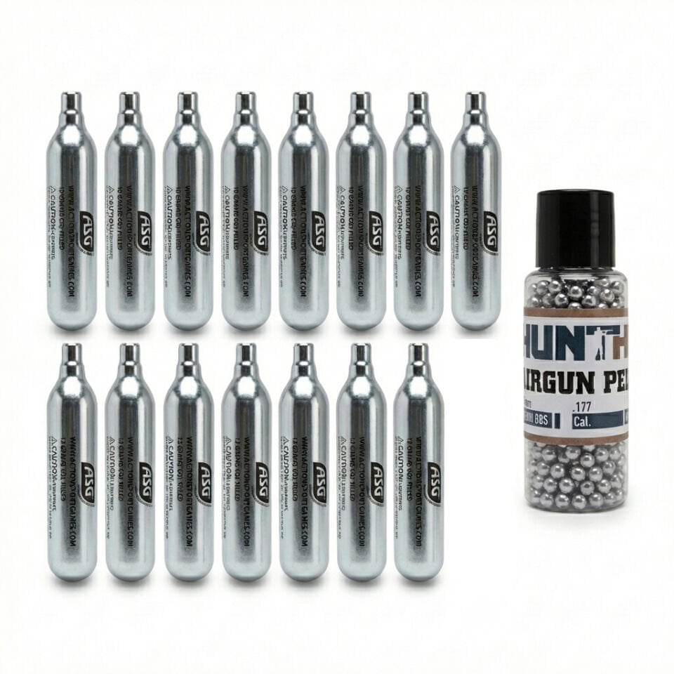 15 Co2 Tüp, 800 4.5mm BBs Mermi Set Hediyeli