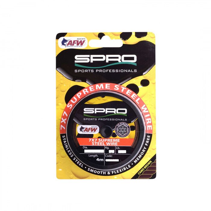 SPRO Super Steel AFW WIRE  Lider Misina 18kg 0.46mm 4m