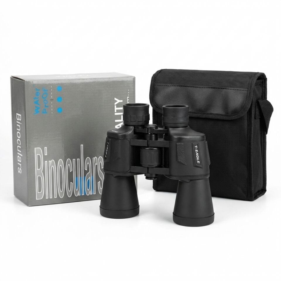 T-Eagle 20x50 Küçük Okular Kompakt Taktik Çift Dürbün