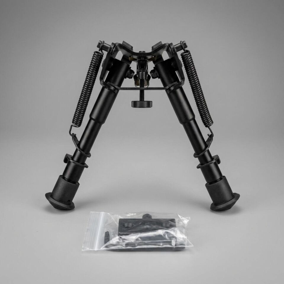 T-Eagle HDP-6 Taktik Çatal Ayak Bipod (Kısa Boy / Siyah)