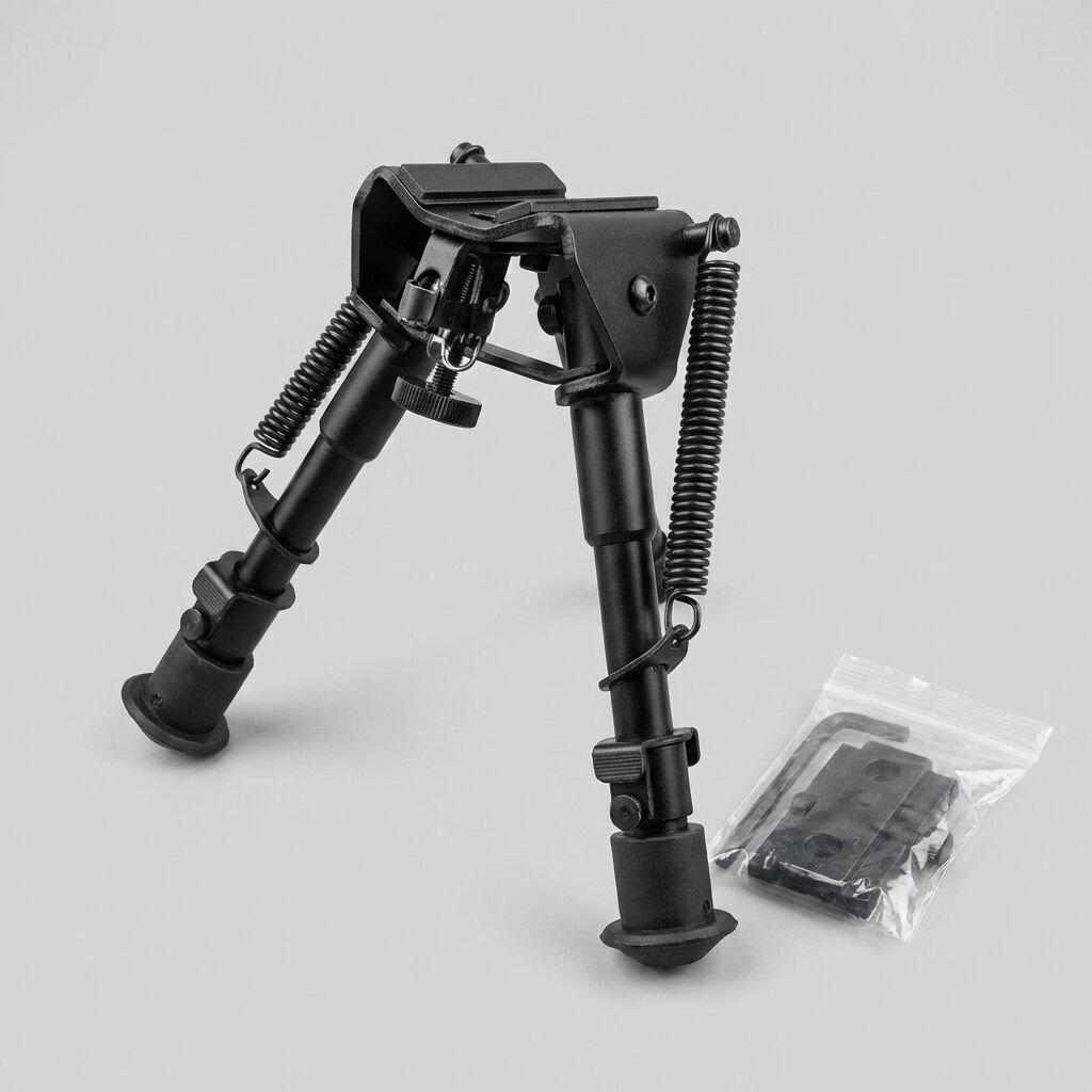 T-Eagle HDP-6 Taktik Çatal Ayak Bipod (Kısa Boy / Siyah)