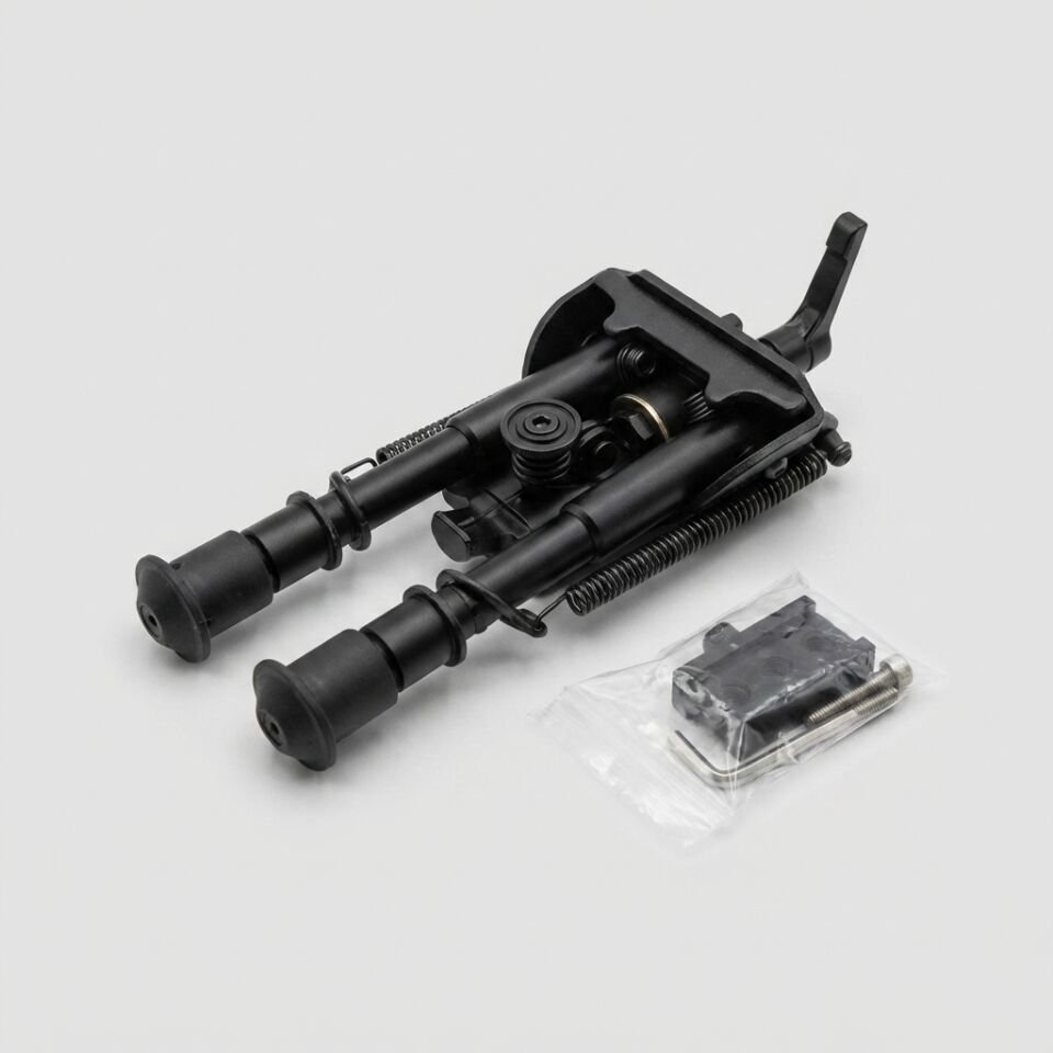 T-Eagle BTHBS-6 Düğmeli Tilt Taktik Çatal Ayak Bipod (Kısa Boy)