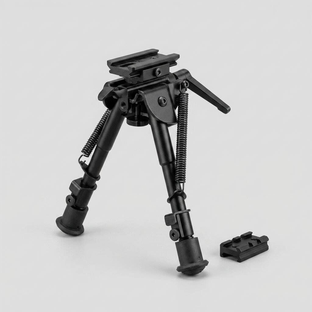 T-Eagle BTHBS-6 Düğmeli Tilt Taktik Çatal Ayak Bipod (Kısa Boy)