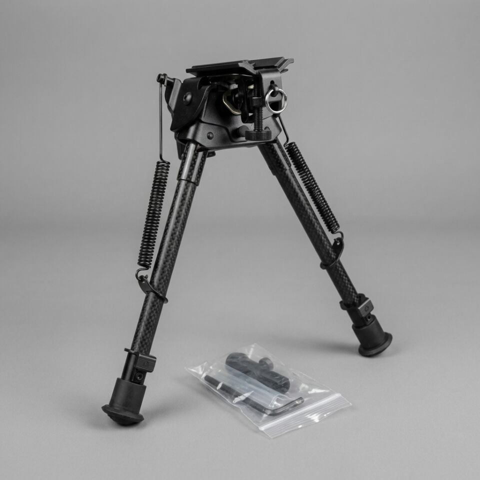 T-Eagle BTTXW-9 Geniş Tabanlı Tilt Taktik Çatal Ayak Bipod (Uzun Boy)