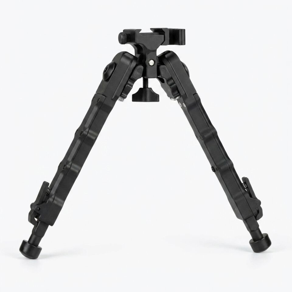 T-Eagle V9 V-Bacak Taktik Çatal Ayak Bipod (Uzun Boy / Siyah)