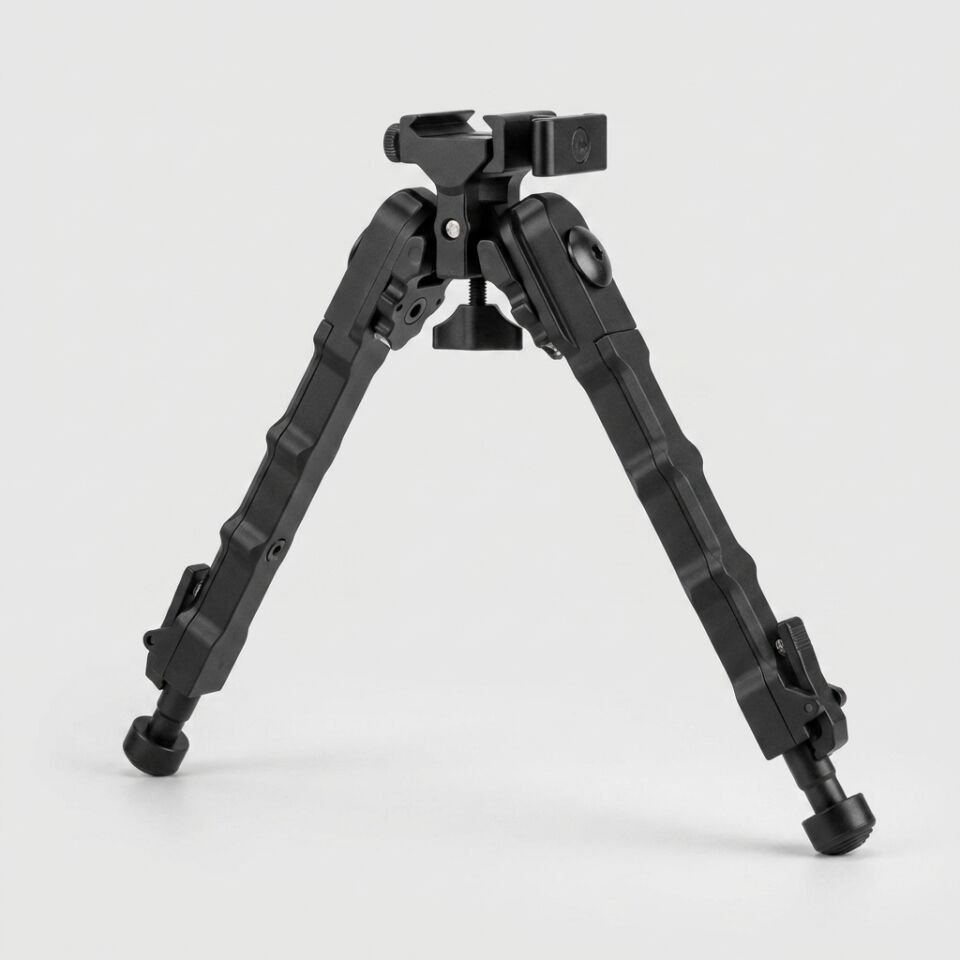T-Eagle V9 V-Bacak Taktik Çatal Ayak Bipod (Uzun Boy / Siyah)