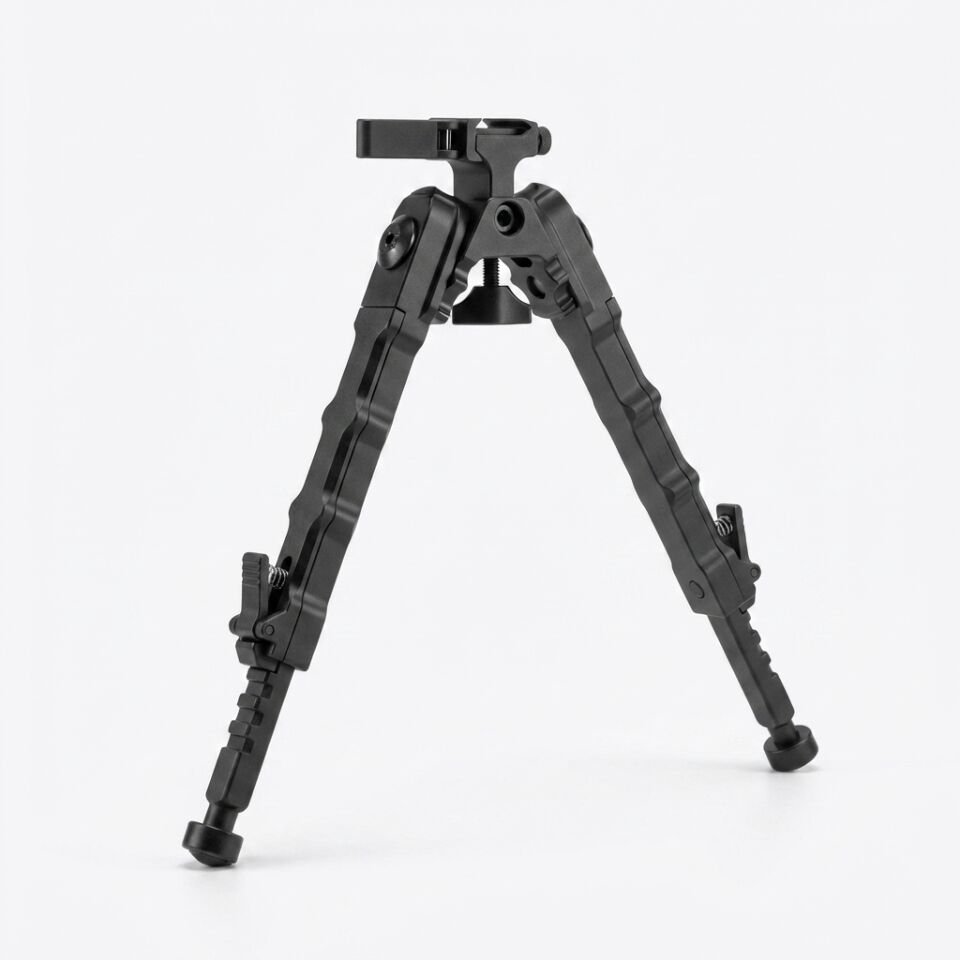 T-Eagle V9 V-Bacak Taktik Çatal Ayak Bipod (Uzun Boy / Siyah)