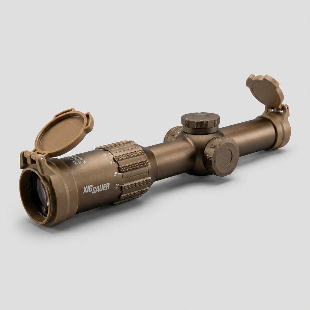 T-Eagle SIG 1-6x24 LPVO Taktik Dürbün (Tan / FDE)