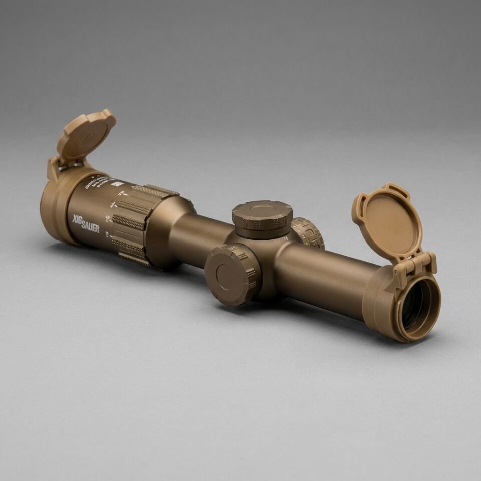 T-Eagle SIG 1-6x24 LPVO Taktik Dürbün (Tan / FDE)
