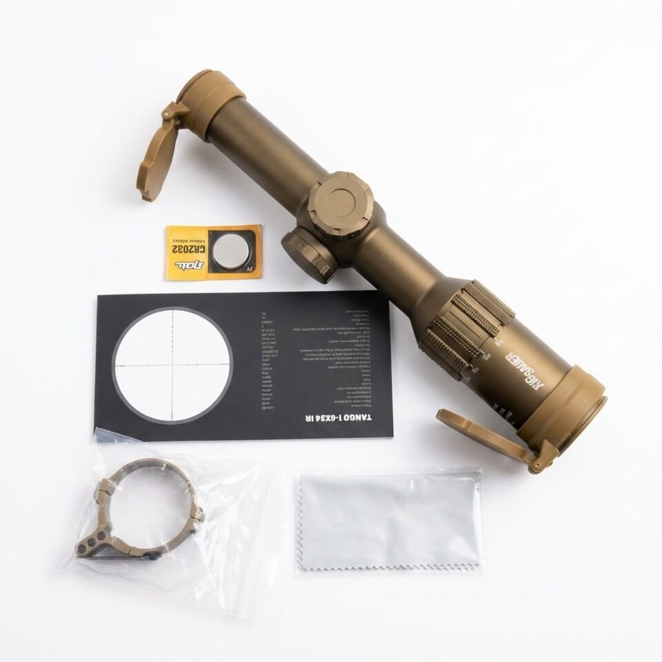 T-Eagle SIG 1-6x24 LPVO Taktik Dürbün (Tan / FDE)