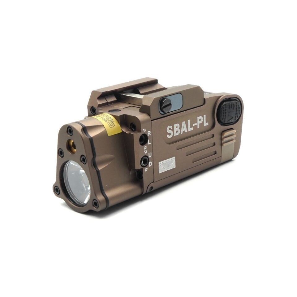 T-Eagle SBAL-PL Yeşil Lazer + LED Fener Taktik Sistem (DE / Çöl)