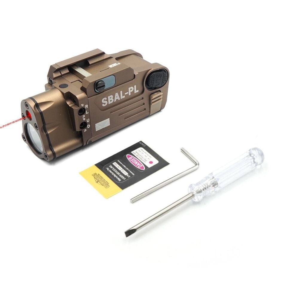 T-Eagle SBAL-PL Yeşil Lazer + LED Fener Taktik Sistem (DE / Çöl)