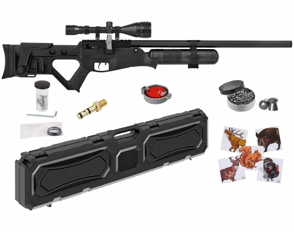 Hatsan Blitz Full AUTO PCP Havalı Tüfek, 5.5 mm Scuba+Dürbün