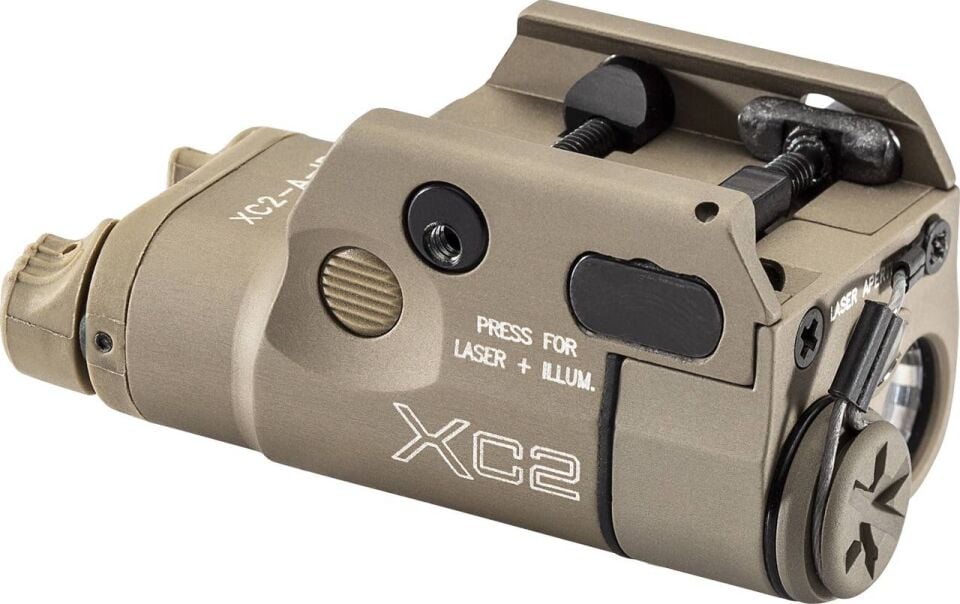 T-Eagle XC2 Kompakt Yeşil Lazer Nişangahı (DE / Çöl)