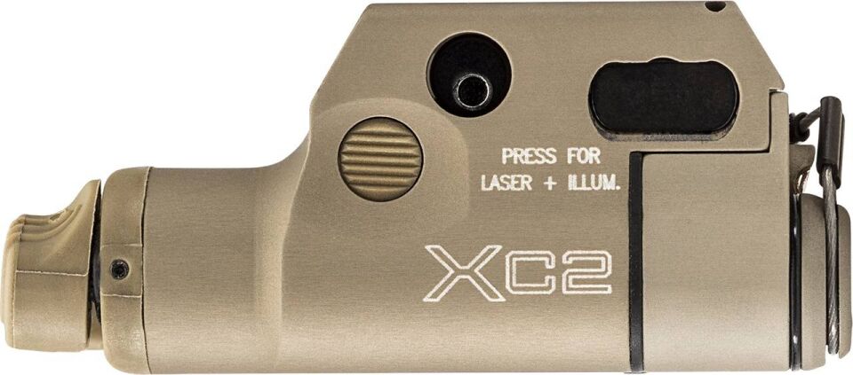 T-Eagle XC2 Kompakt Yeşil Lazer Nişangahı (DE / Çöl)