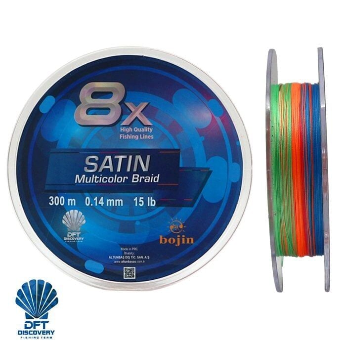 DFT Bojin 8X Satin M.Color İp Misina 0.14 mm 300 m