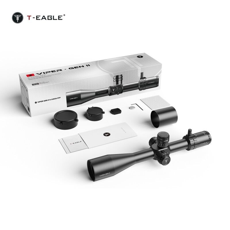 T-Eagle VIPER GENII 6-24x50 FFP Hassas Atış Taktik Dürbün