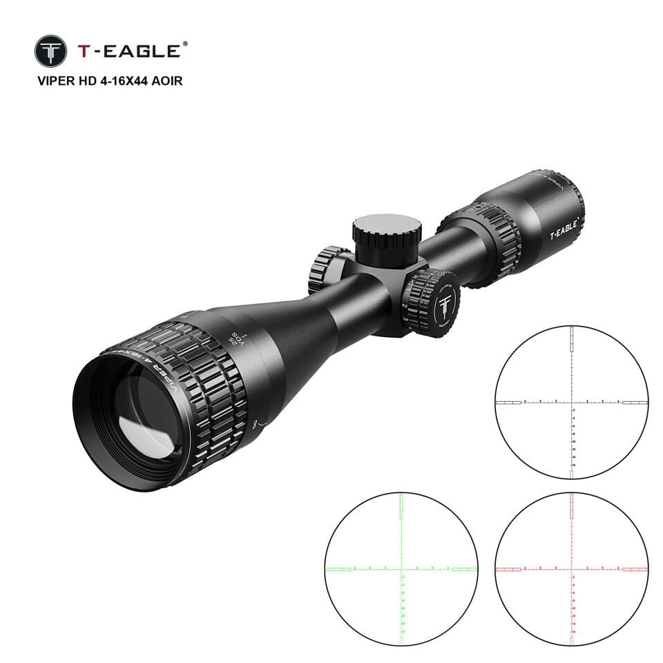 T-Eagle Viper HD 4-16x44 AO IR Yüksek Çözünürlüklü Tüfek Dürbünü